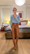 Load image into Gallery viewer, Faux Leather Pants - Brown
