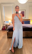 Load image into Gallery viewer, Satin Maxi Dress - Blue
