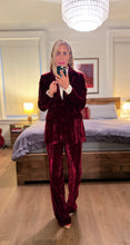 Load image into Gallery viewer, Velvet Pants - Burgondy
