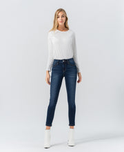Load image into Gallery viewer, MID RISE CROPPED SKINNY - BLUE BRIDGE
