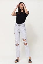 Load image into Gallery viewer, Distressed Mom Jeans - am
