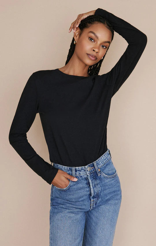 Modern slub tee - Black