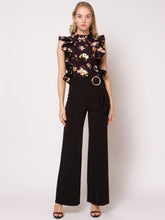 Load image into Gallery viewer, Wide pants with Buckle - BLACK
